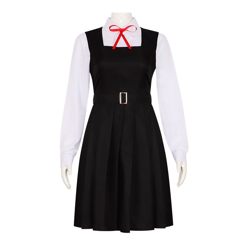 Adult Halloween Chainsaw Man Asa Mitaka Cosplay Costume – Anime School Uniform Outfit