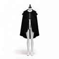 Gothic Tied Cloak, Halloween Vampire Wizard Knight Cosplay Costume Cape
