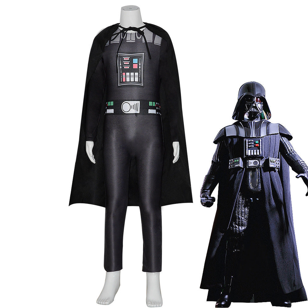 Children's Stormtrooper Star Wars Cosplay Costume, Halloween Black Soldier Outfit
