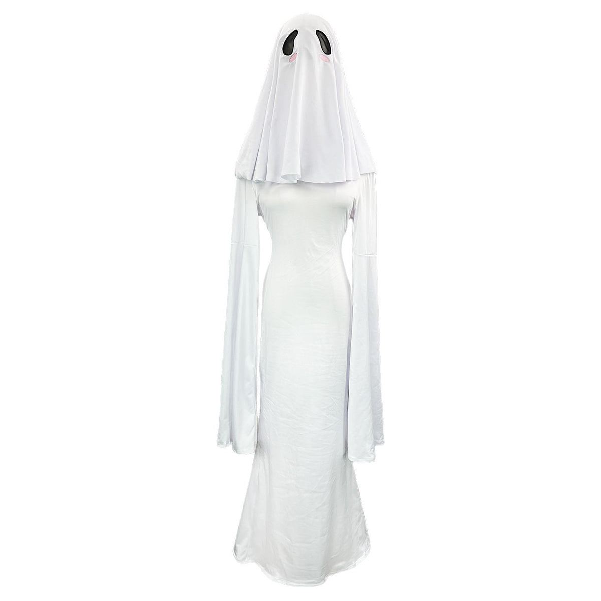 Women's Halloween Ghost Cosplay Dress – Cute Female Stage Performance Costume