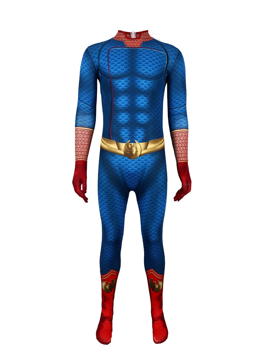 Adult Halloween Black Robe Villain Cosplay Costume – Superman Cloak Stage Performance Outfit