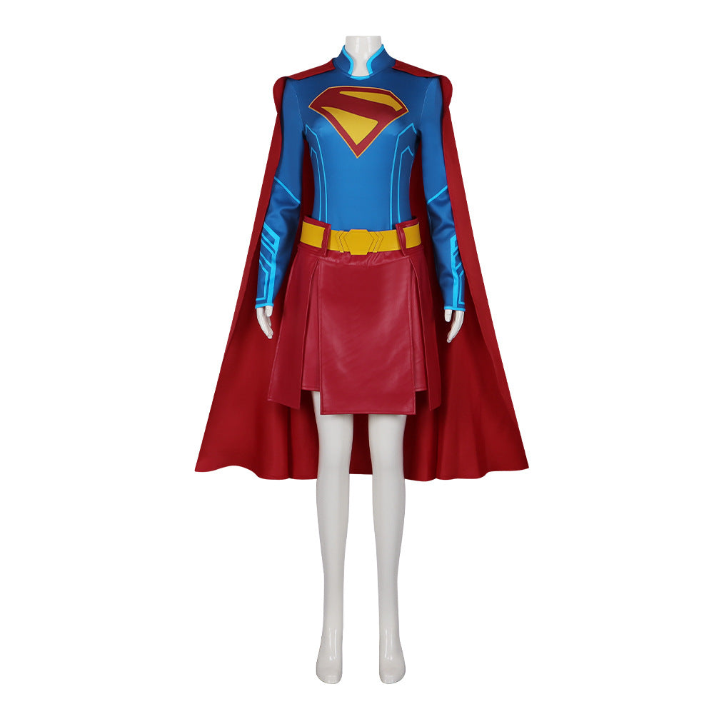 Adult Halloween Supergirl Cosplay Costume – Tomorrow's Daughter Stage Performance Outfit