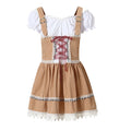 Halloween Oktoberfest Costume Women's Beer Dress Set for Carnival Party
