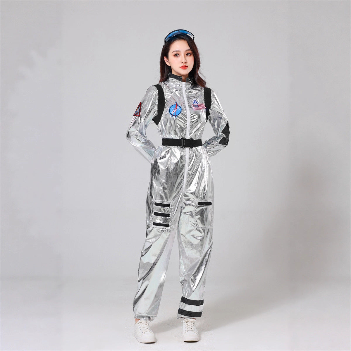 Halloween Space Suit Costume for Men, Women, Couples, Kids - Astronaut Cosplay Outfit for Stage Performance
