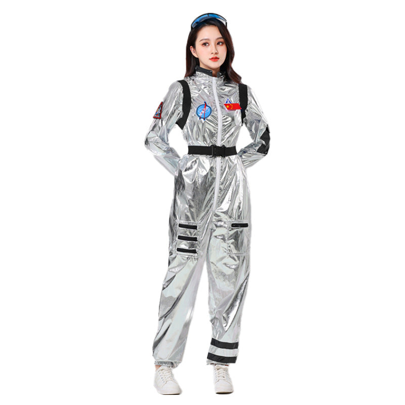 Halloween Space Suit Costume for Men, Women, Couples, Kids - Astronaut Cosplay Outfit for Stage Performance