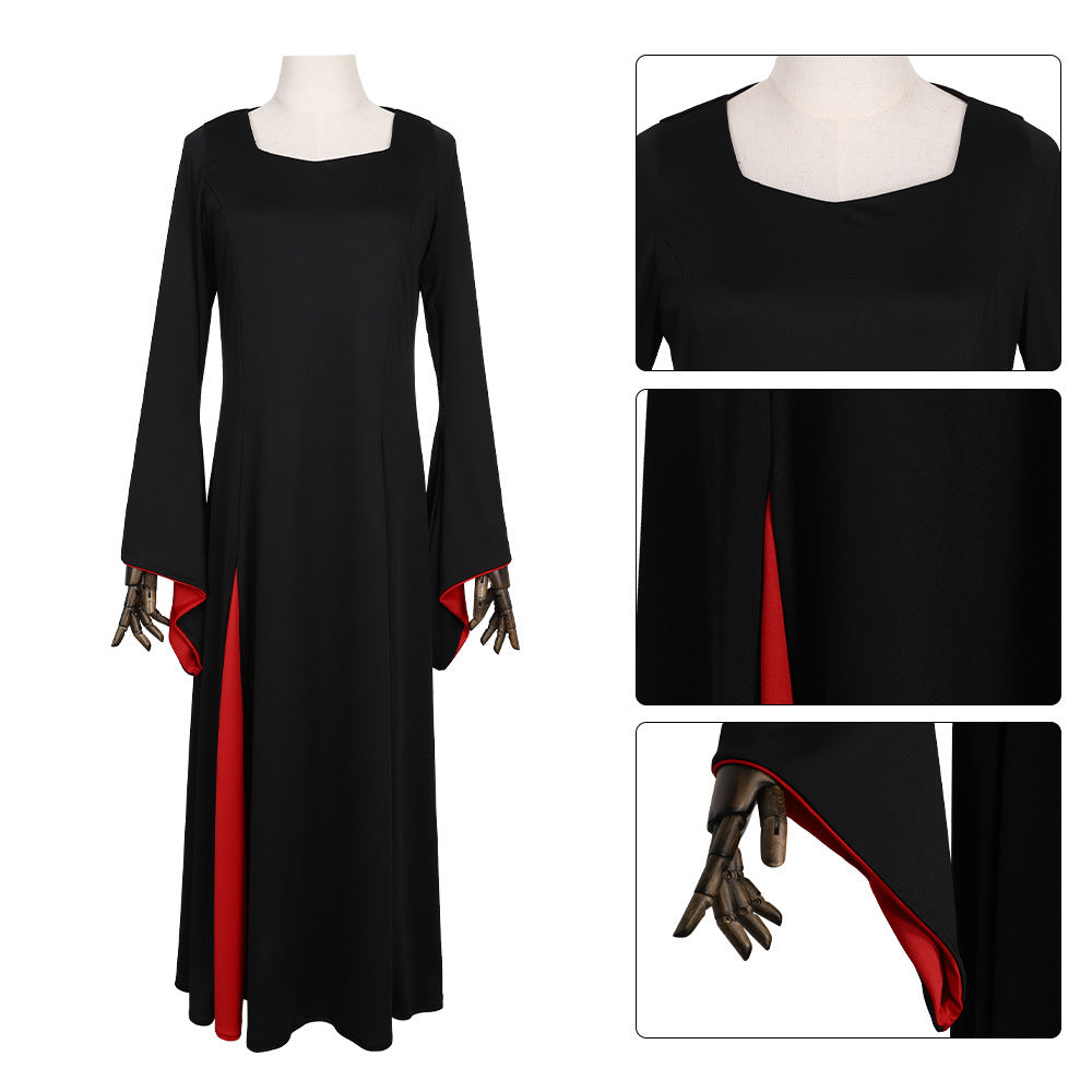 Adult Halloween Adams Family Tis Cosplay Costume – Stage Performance Outfit