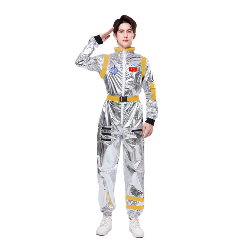 Halloween Space Suit Costume for Men, Women, Couples, Kids - Astronaut Cosplay Outfit for Stage Performance