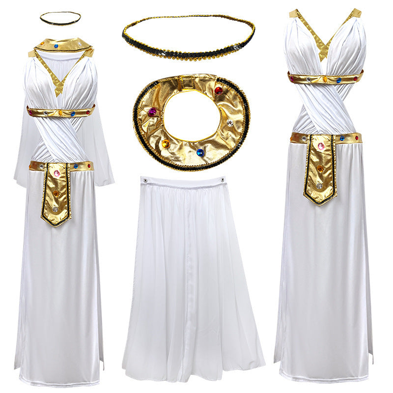Halloween Middle Eastern Costume Egyptian Queen Arab Queen Cosplay Outfit Nightclub DS Performance Dress
