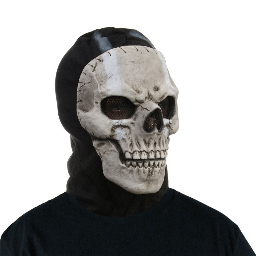 Halloween Call of Duty MWII Skull Tactical Mask – Cosplay Game Party Prop