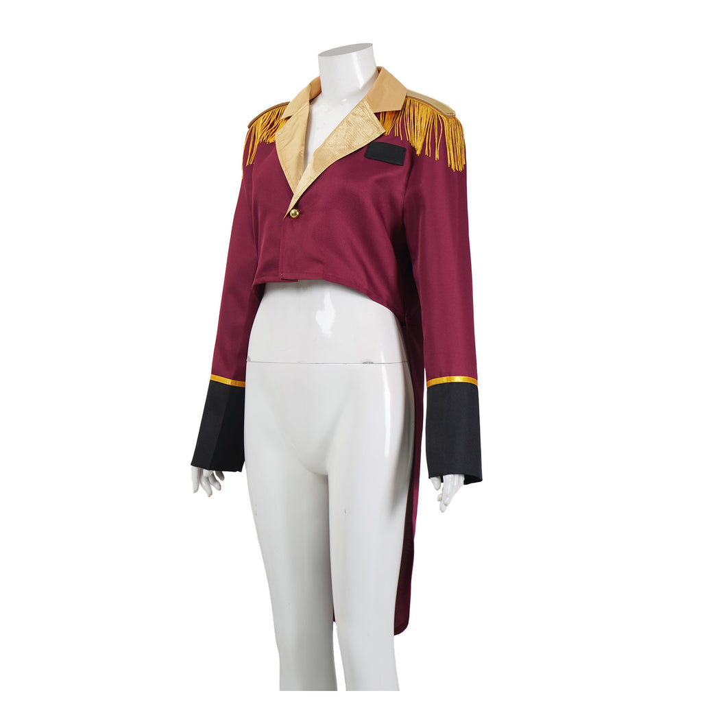 Halloween Circus Ringmaster Costume Coat Medieval Vintage Royal Prince Cosplay
