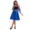 Adult Halloween Fairy Tale Frozen Premium Edition Anna Princess Dress Costume Stage Wear