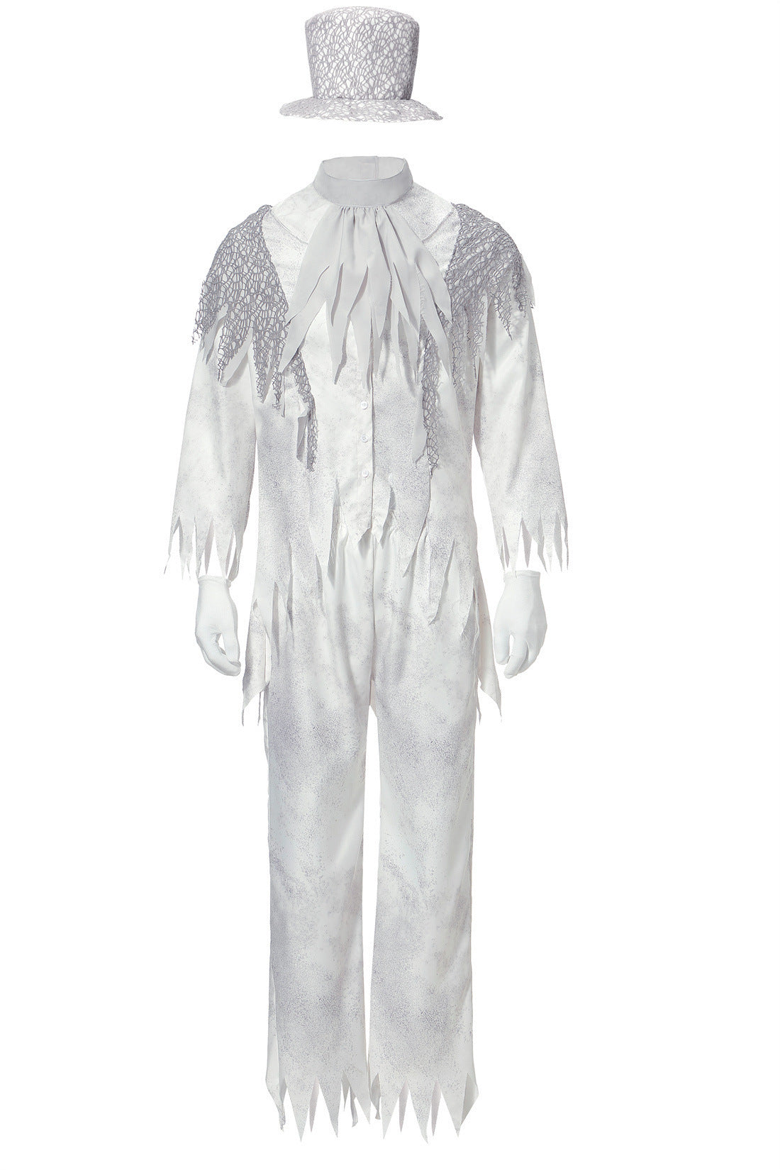 Halloween Magician Costume Cosplay Mad Hatter Circus Party Stage Performance Outfit