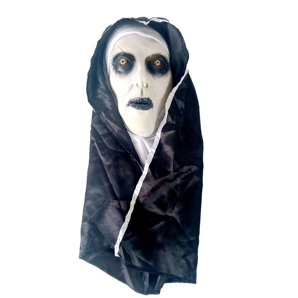 Halloween Horror Ghost Face Latex Mask – Soul Summoning Sister Scary Trick Headcover