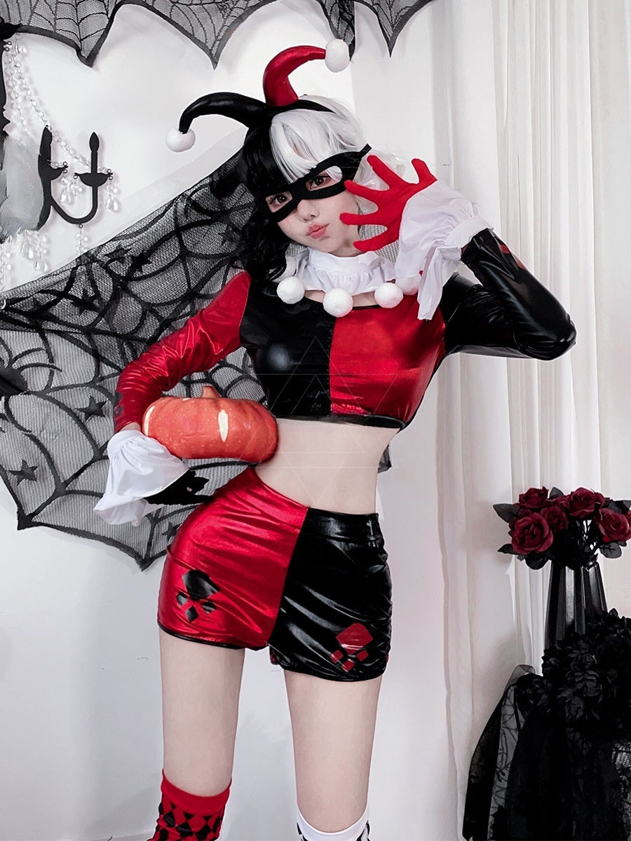 Adult Halloween Ugly Girl Cosplay Costume – Magic Beast Trainer Funny Outfit
