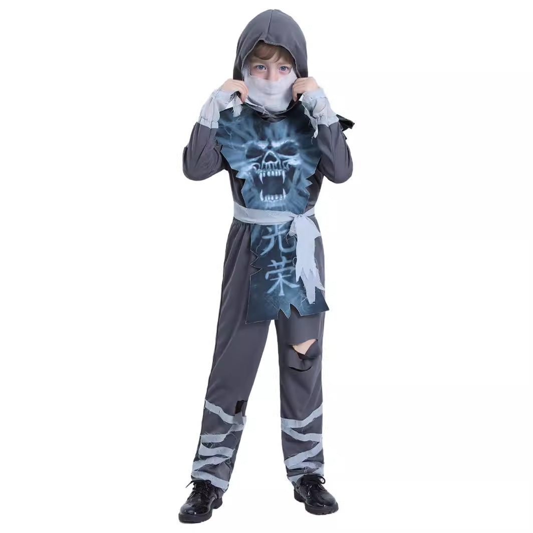 Children's horror themed party Halloween role-playing cosplay costume dress up