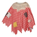 Halloween Scarecrow Cape Cosplay Costume Plaid Cloak Stage Performance Clothing