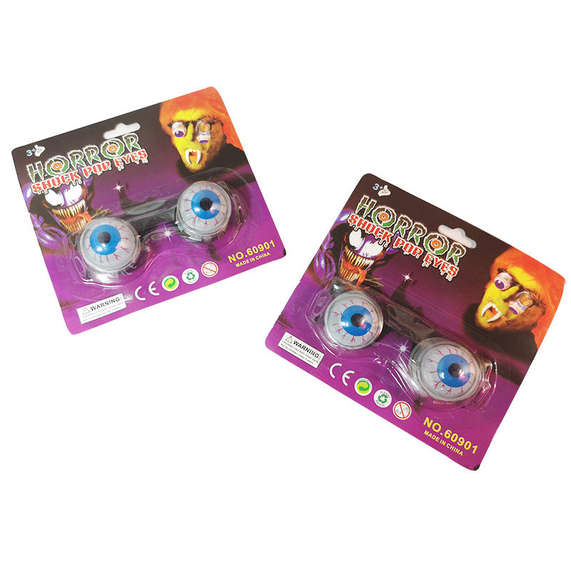 Halloween Funny Eyeball Spring Glasses April Fools Masquerade Prop