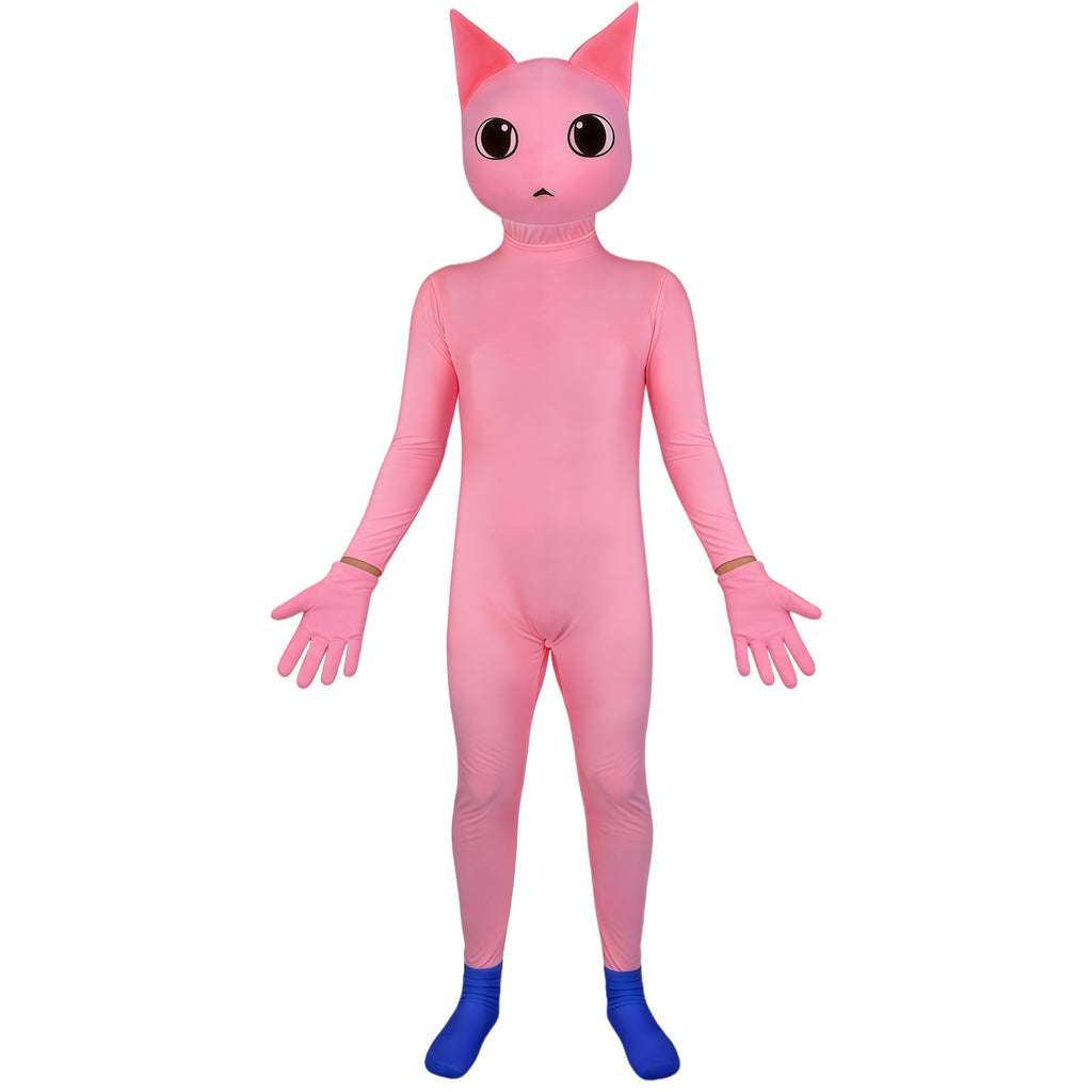Kids Halloween Animal Hospital Deer Doctor Cat Bodysuit – Full Body Cosplay Character Costume