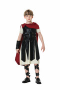 Halloween Performance Costume Roman Warrior Court Guard Samurai Kids Adult Family Matching Outfit Stage Costume