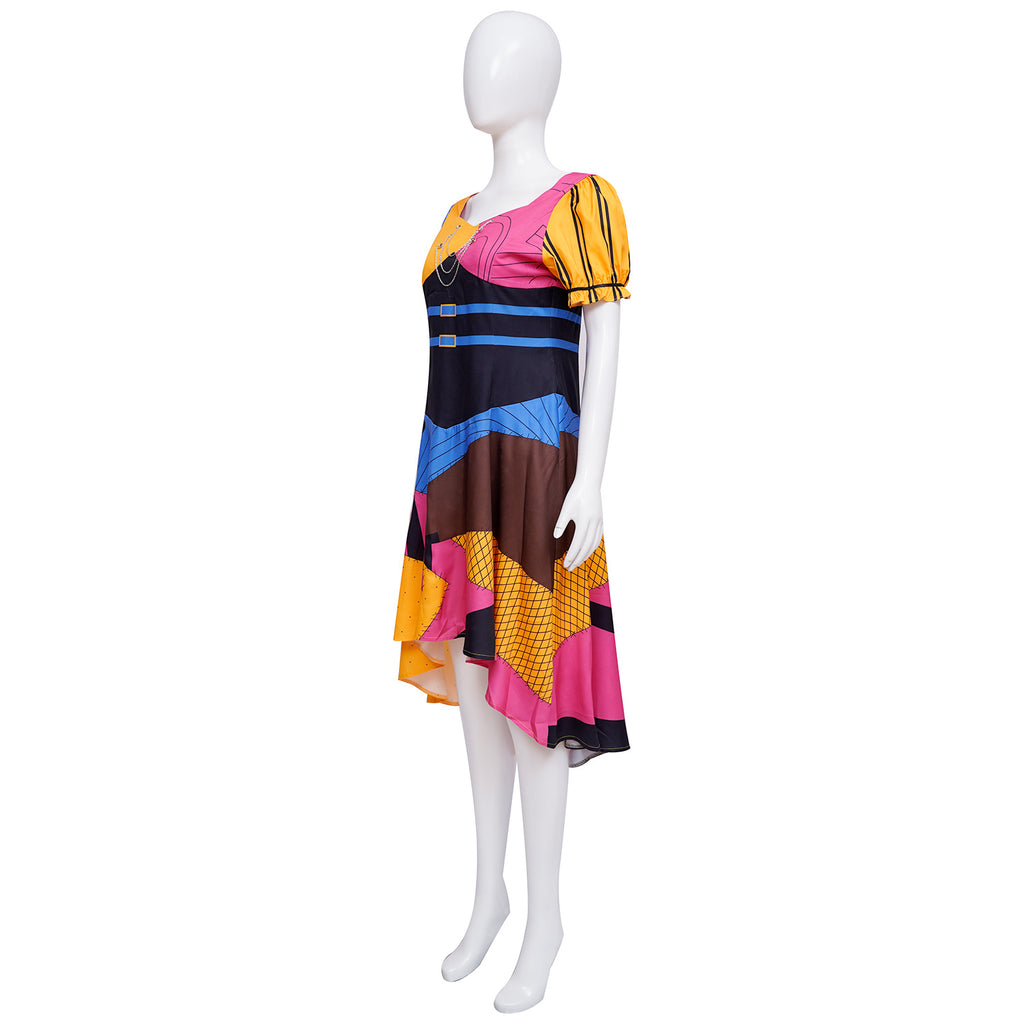 Halloween Sally Nightmare Cosplay Costume The Nightmare Before Christmas Performance Stage Costume