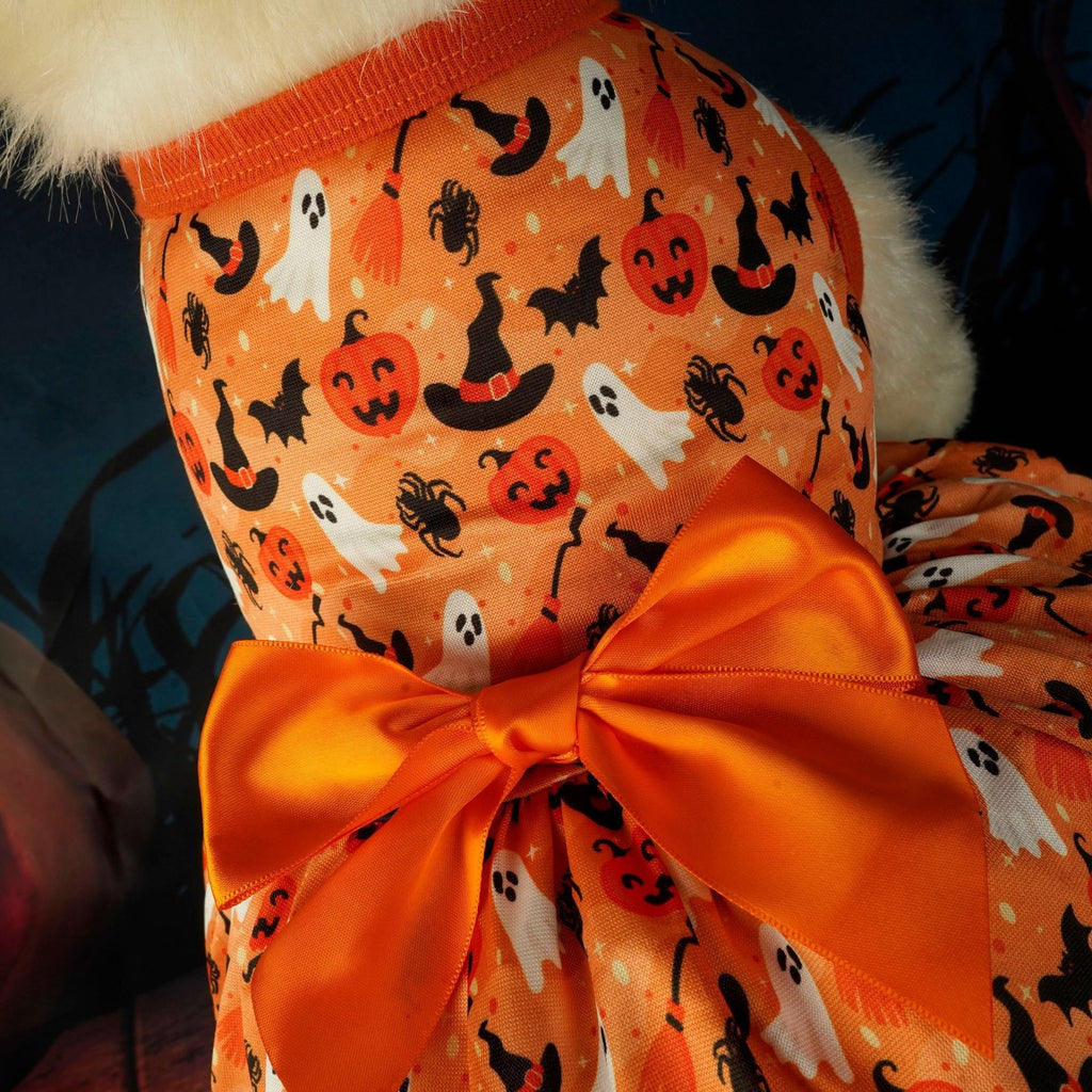 Pet Halloween Costume for Dogs, Pumpkin and Bat Design, New Fashion Dog Clothes