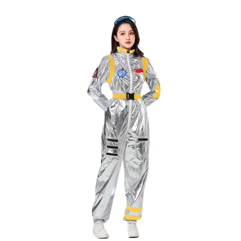Halloween Space Suit Costume for Men, Women, Couples, Kids - Astronaut Cosplay Outfit for Stage Performance