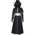 Festive Adult Medieval Steampunk Crow Dark Style Costume with Long Beak Mask Halloween