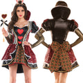 Halloween New Large Heart Queen Costume,  Style Uniform, Easter Queen Dress