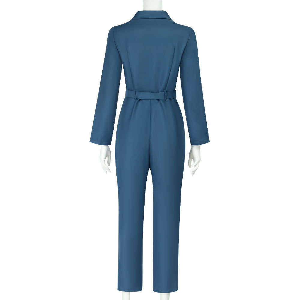 Silent Fate Anya Female Crew Cosplay Costume Halloween Horror Funny Mouthwashing Uniform