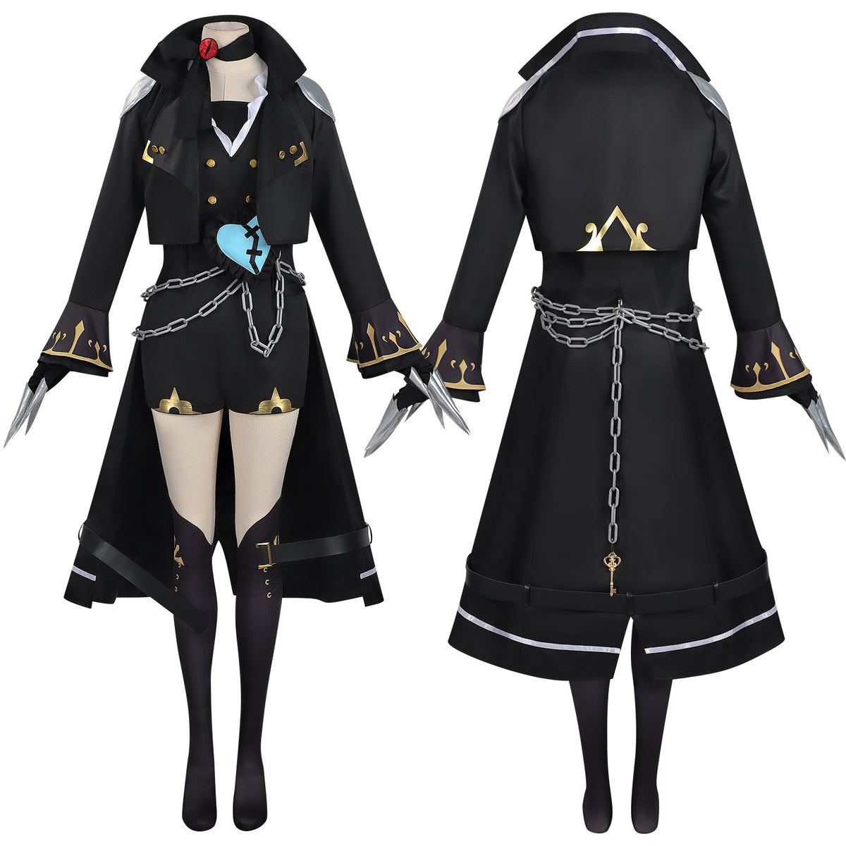 Halloween  Adult Children's Game anime COS Performance Clothes Escape from the Horror Night