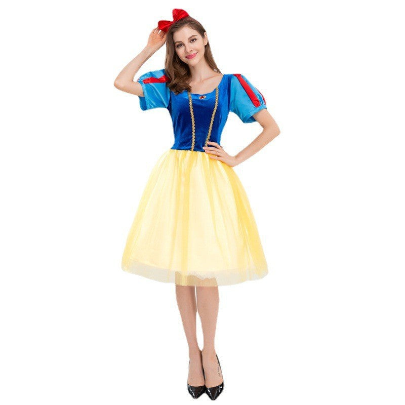 Halloween Annual Meeting Snow White Stage Art Performance Snow White COS Costume Gift Costume