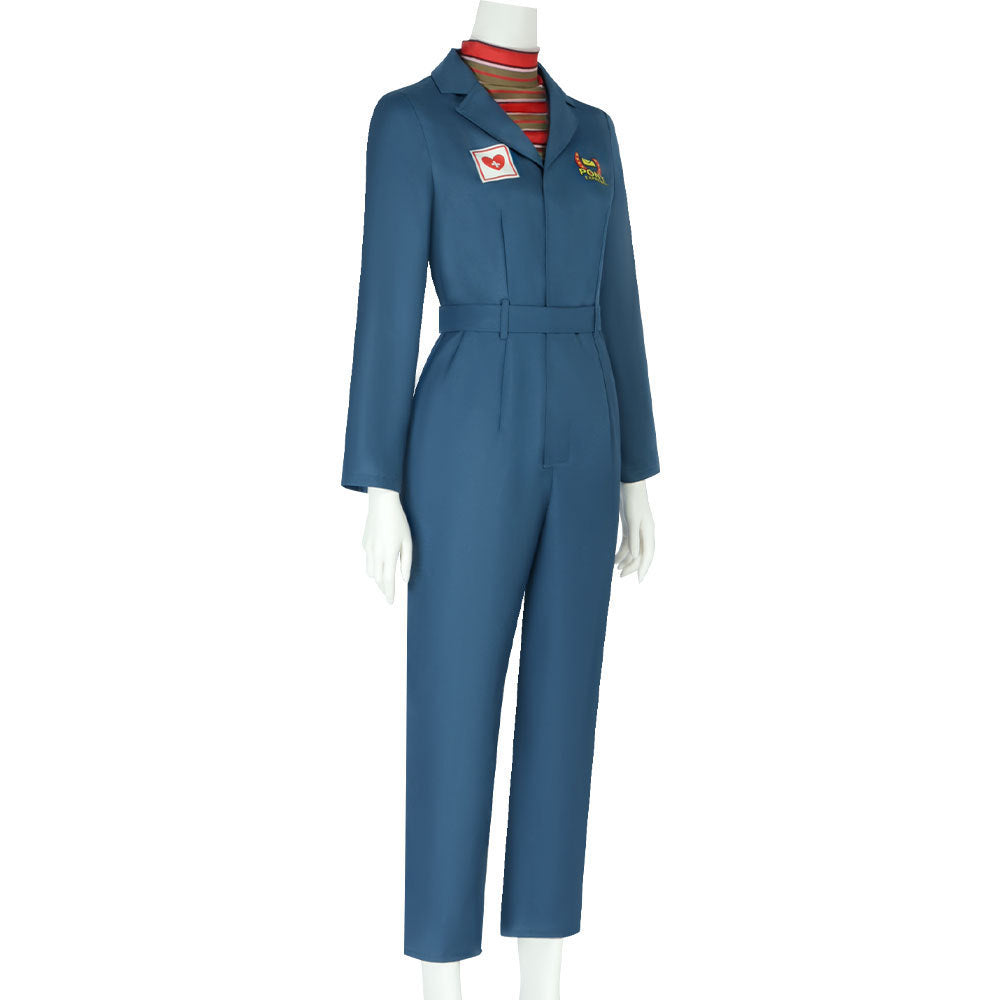 Silent Fate Anya Female Crew Cosplay Costume Halloween Horror Funny Mouthwashing Uniform