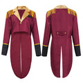 Halloween Circus Ringmaster Costume Coat Medieval Vintage Royal Prince Cosplay