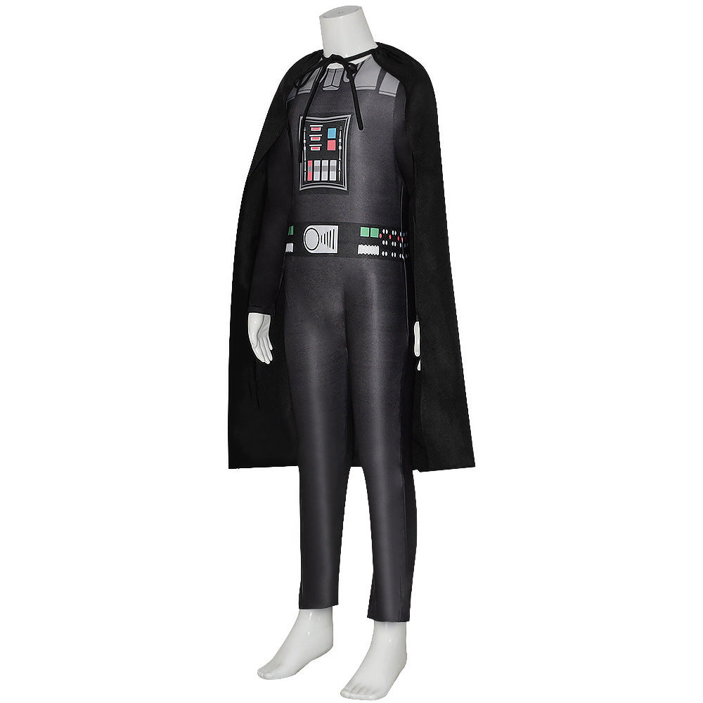 Children's Stormtrooper Star Wars Cosplay Costume, Halloween Black Soldier Outfit