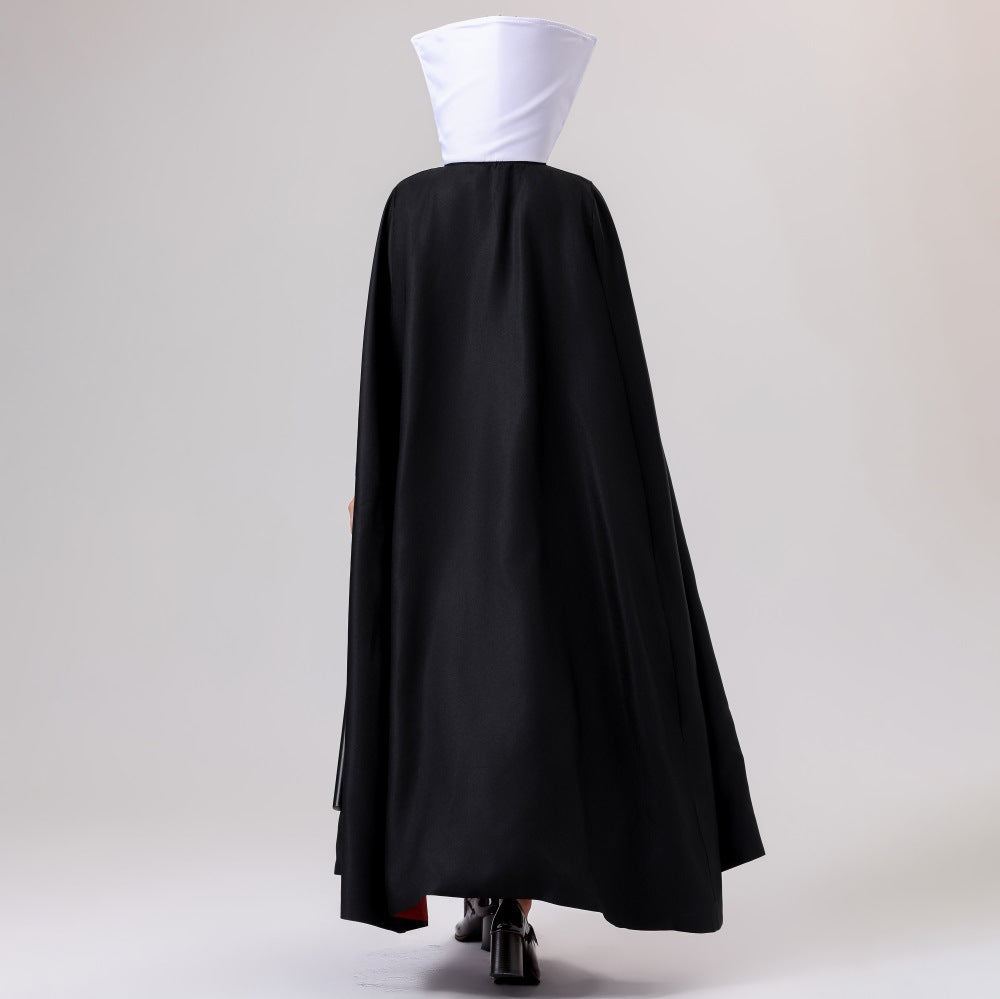 Fairy Tale Snow Queen Costume Cosplay Halloween Dress-Up Outfit Set