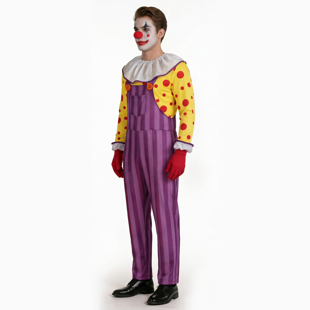 Toy Story Laughing Clown Costume Halloween Role Play Woody Clown Cosplay Outfit