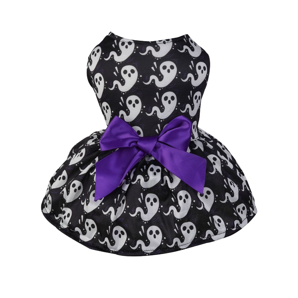 Pet Halloween Costume Dog Clothes Pumpkin Dress Bat Dress Festival Bat Outfit for Dogs
