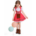 Halloween Costume Children's Beer Festival Performance Dress Multi-color Short Skirt