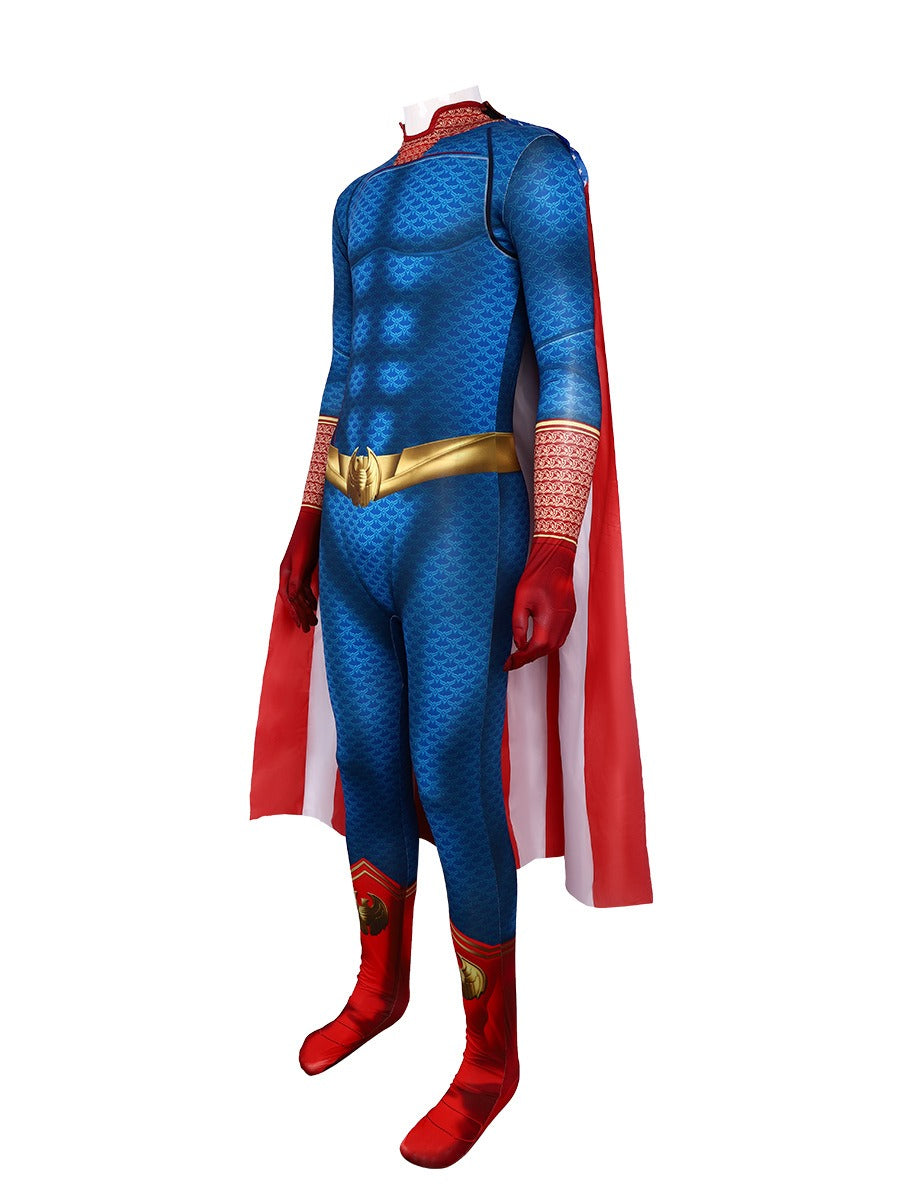 Adult Halloween Black Robe Villain Cosplay Costume – Superman Cloak Stage Performance Outfit