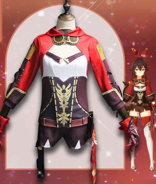 Genshin Impact Amber Cosplay Costume Uniform Outfit Halloween Carnival Cosplay Costume Accessories