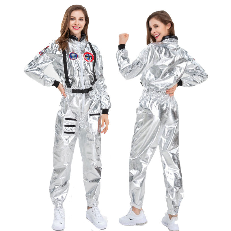 Halloween Space Suit Costume for Men, Women, Couples, Kids - Astronaut Cosplay Outfit for Stage Performance