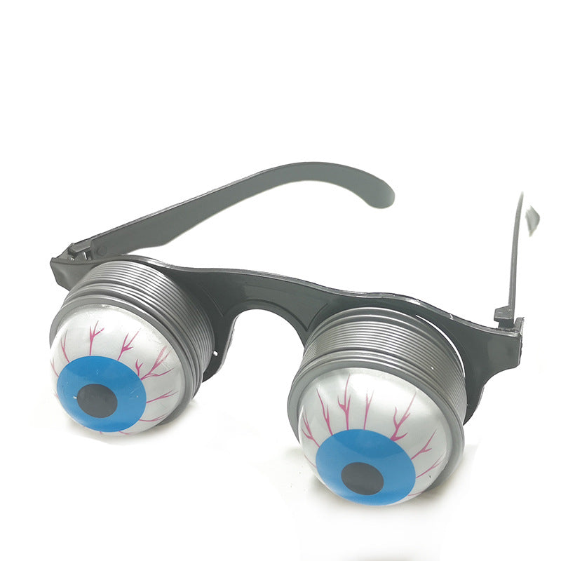 Halloween Funny Eyeball Spring Glasses April Fools Masquerade Prop
