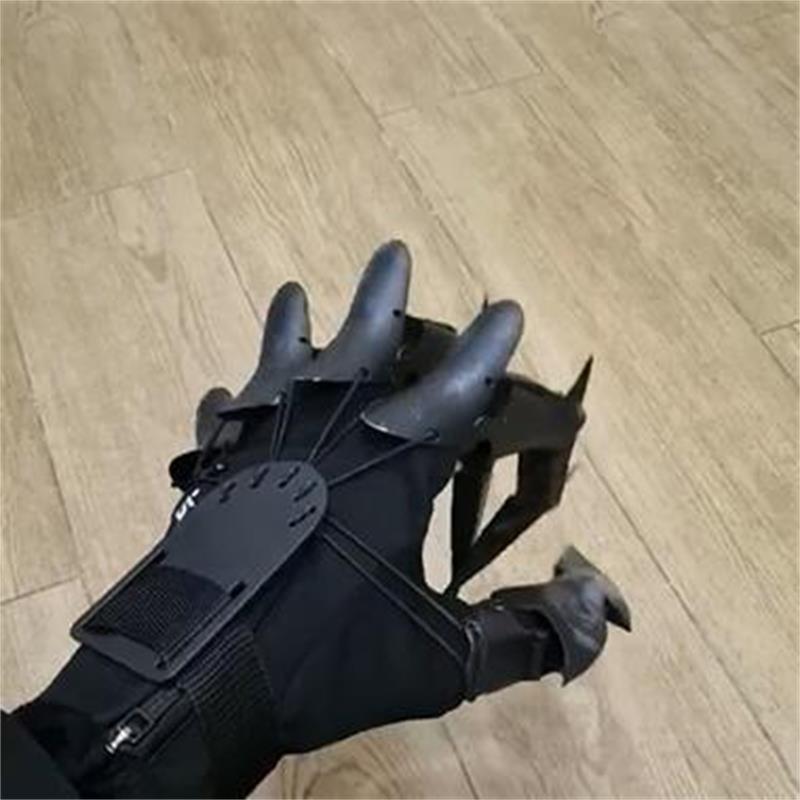 Halloween Black Dragon Claw Gloves – Flexible Jointed Horror Ghost Hand Role-Play Props