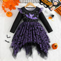 Halloween Kids Costume Girl Bat Dress Kindergarten Cos Princess Dress Little Witch Performance