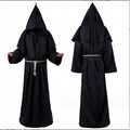 Adult Halloween Medieval Monk Priest Robe Costume – Wizard Dance Stage Outfit
