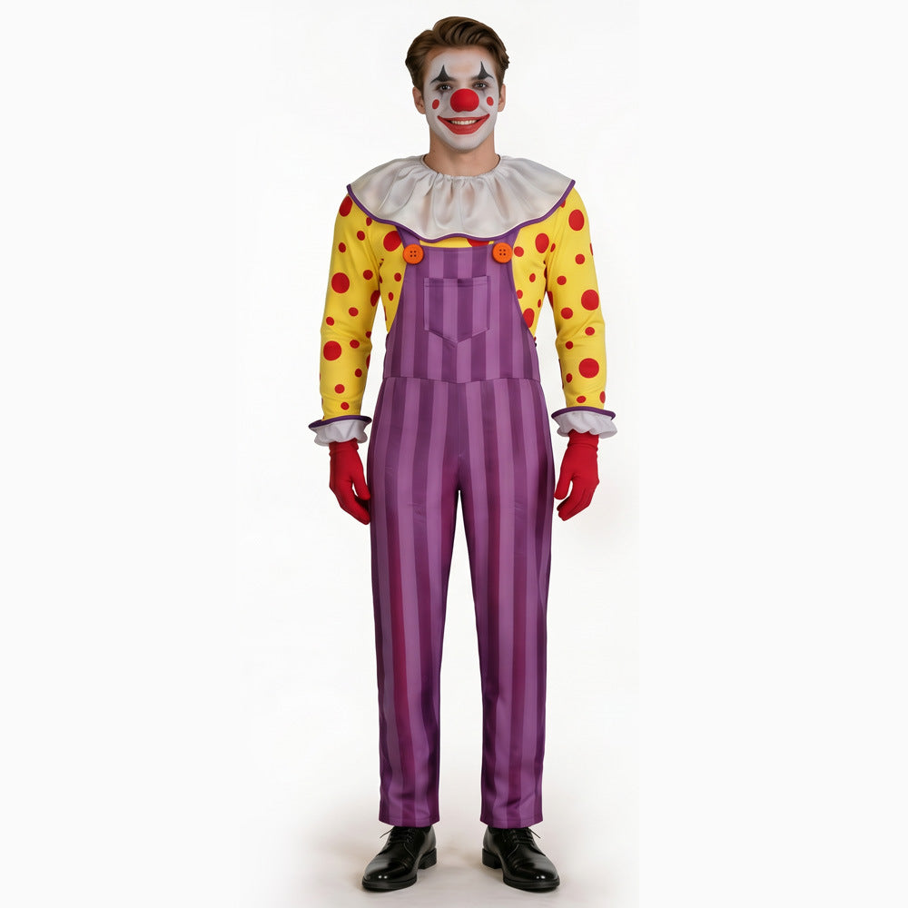 Toy Story Laughing Clown Costume Halloween Role Play Woody Clown Cosplay Outfit