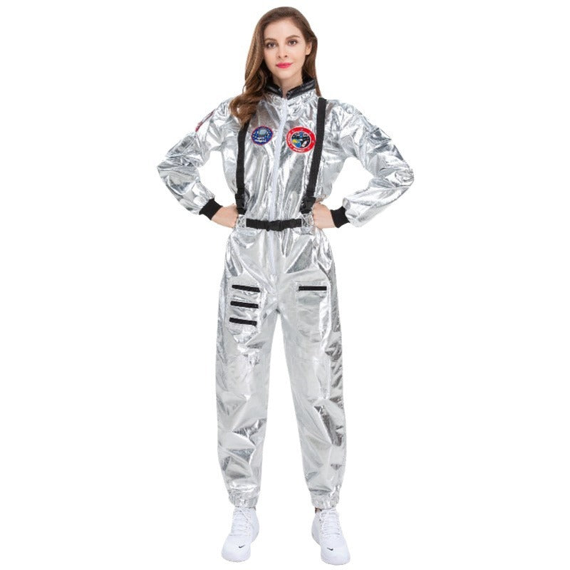 Halloween Space Suit Costume for Men, Women, Couples, Kids - Astronaut Cosplay Outfit for Stage Performance