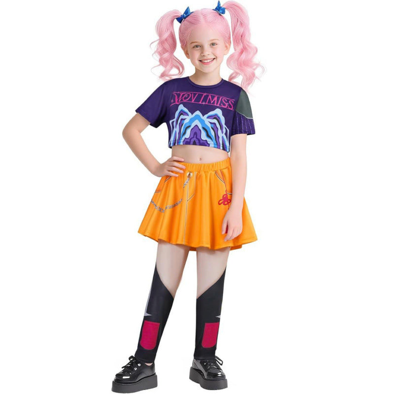 Demon Hunters Halloween Costume Cosplay Hero Outfit for Girls