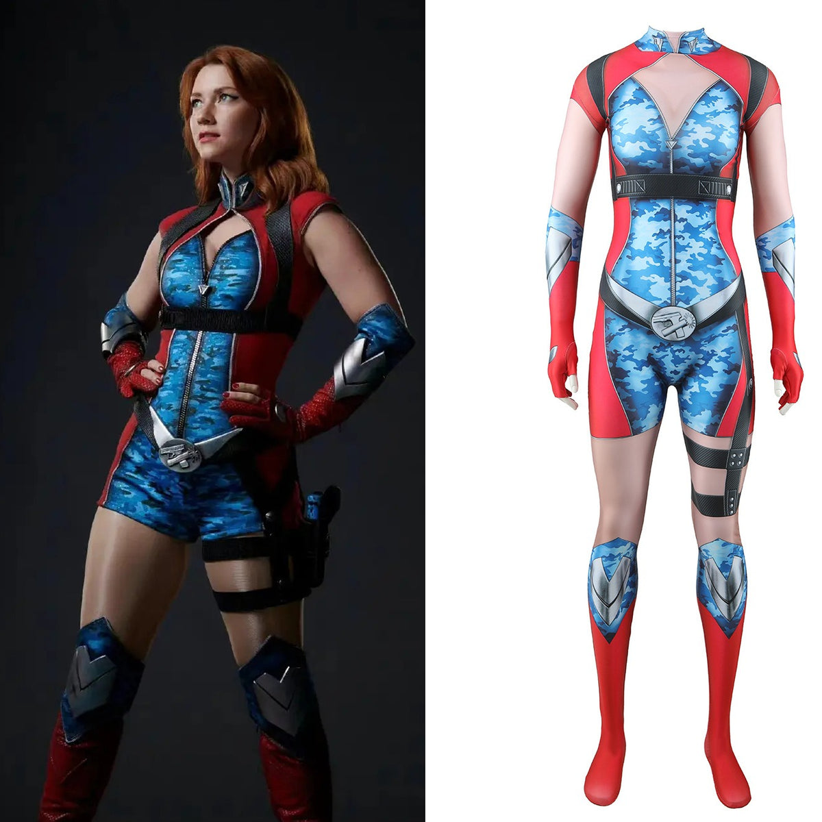 Adult Halloween The Boys Firecracker Cosplay Bodysuit – Black Robe Patrol Season 4 Outfit