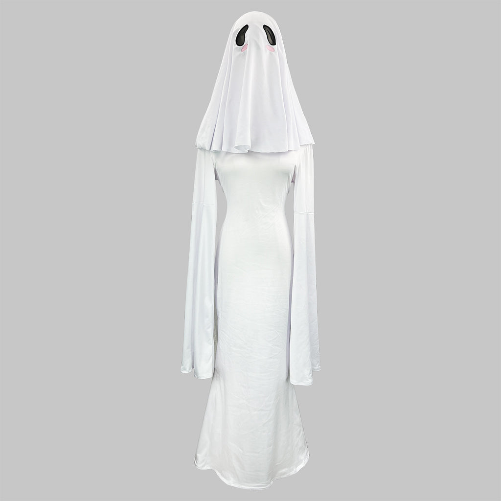 Women's Halloween Ghost Cosplay Dress – Cute Female Stage Performance Costume